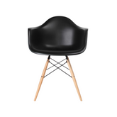Eames Dining Arm Chair - DAW | Black - Premium Dinning Chairs from Interior Furnishes - Just $150! Shop now at Interior Furnishes