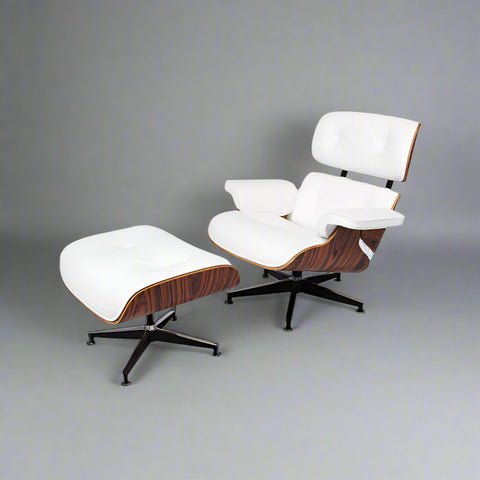 Charles Eames Iconic Lounge Chair & Ottoman - Rose Wood |  Chocolate Brown Charles Eames Iconic Lounge Chair & Ottoman - Rose Wood |  Chocolate Brown