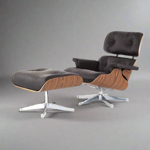 Charles Eames Iconic Lounge Chair & Ottoman - Rose Wood | Tan Brown - Premium Lounge Chairs from Interior Furnishes - Just $675! Shop now at Interior Furnishes Charles Eames Iconic Lounge Chair & Ottoman - Rose Wood | Tan Brown - Premium Lounge Chairs from Interior Furnishes - Just $675! Shop now at Interior Furnishes
