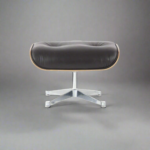 Charles Eames Iconic Lounge Chair & Ottoman - Rose Wood | Tan Brown Charles Eames Iconic Lounge Chair & Ottoman - Rose Wood | Tan Brown