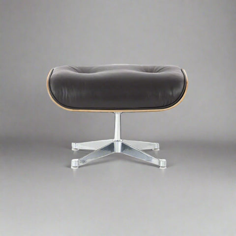 Charles Eames Iconic Lounge Chair & Ottoman - Rose Wood | White Charles Eames Iconic Lounge Chair & Ottoman - Rose Wood | White