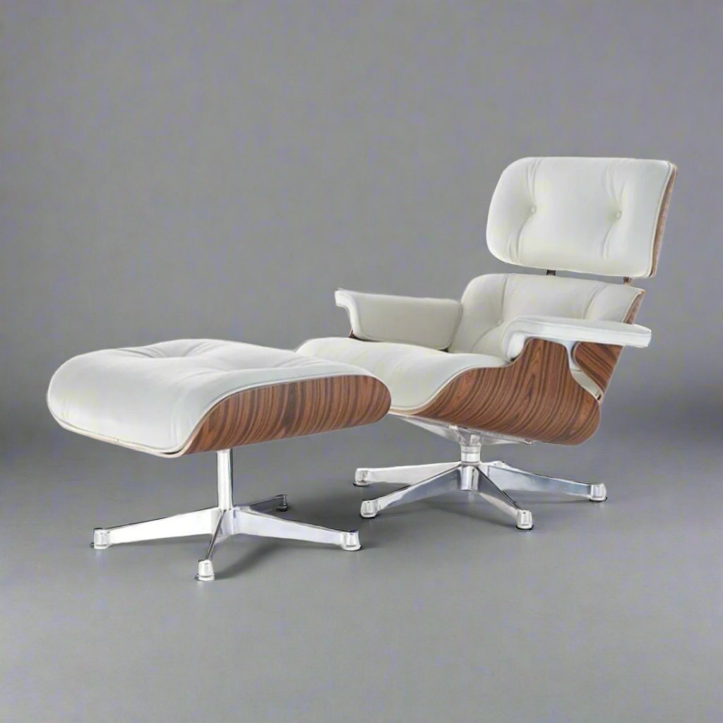 Charles Eames Iconic Lounge Chair & Ottoman - Rose Wood |  Brown - Premium Lounge Chairs from Interior Furnishes - Just $675! Shop now at Interior Furnishes