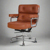 Eames Style Executive Lobby Office Chair - ES104 | Tan Leather