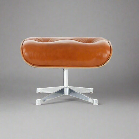 Charles Eames Iconic Lounge Chair & Ottoman - Rose Wood | White Charles Eames Iconic Lounge Chair & Ottoman - Rose Wood | White