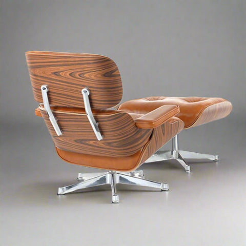 Charles Eames Iconic Lounge Chair & Ottoman - Rose Wood |  Chocolate Brown Charles Eames Iconic Lounge Chair & Ottoman - Rose Wood |  Chocolate Brown