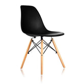Eiffel Style Dining Chair | Eames DSW Chairs | Black | Interior Furnishes - Premium Dinning Chairs from Interior Furnishes - Just $29.00! Shop now at Interior Furnishes