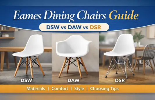 Eames Dining Chairs Guide: DSW vs DAW vs DSR