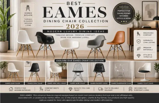 Best Eames Dining Chair Collection 2026 | Modern Luxury Dining Ideas