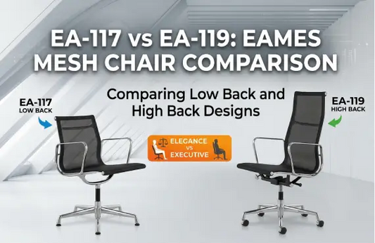 Eames style mesh office chair low back and high back models for modern workspace