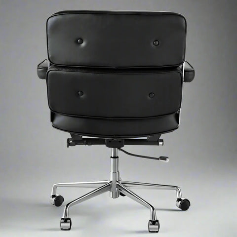 Eames Style Executive Lobby Office Chair - ES104 | White Leather