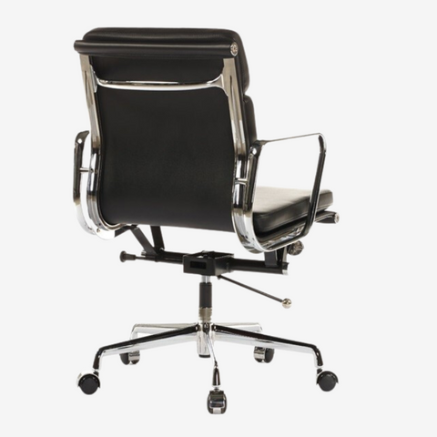 Luxurious Eames Soft Pad Office Chair EA 217 - Low Back | Elegant White Leather