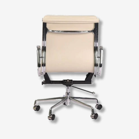 Magical Comfort Eames Soft Pad Office Chair EA 217 - Low Back Seat | Tan Brown Leather