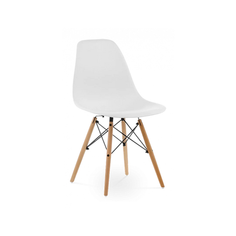 Eames DSW 1950s Dowel Side Dining Chair - Modern Kitchen and Dining Room Chair