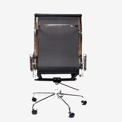 EAMES Style Mesh Office Chair EA 119 - Supportive High Back | Black Edition