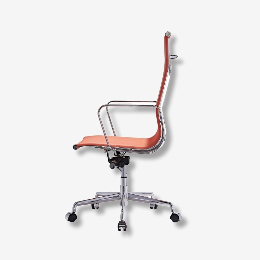 EAMES Style Mesh Office Chair EA 119 - Supportive High Back | Black Edition