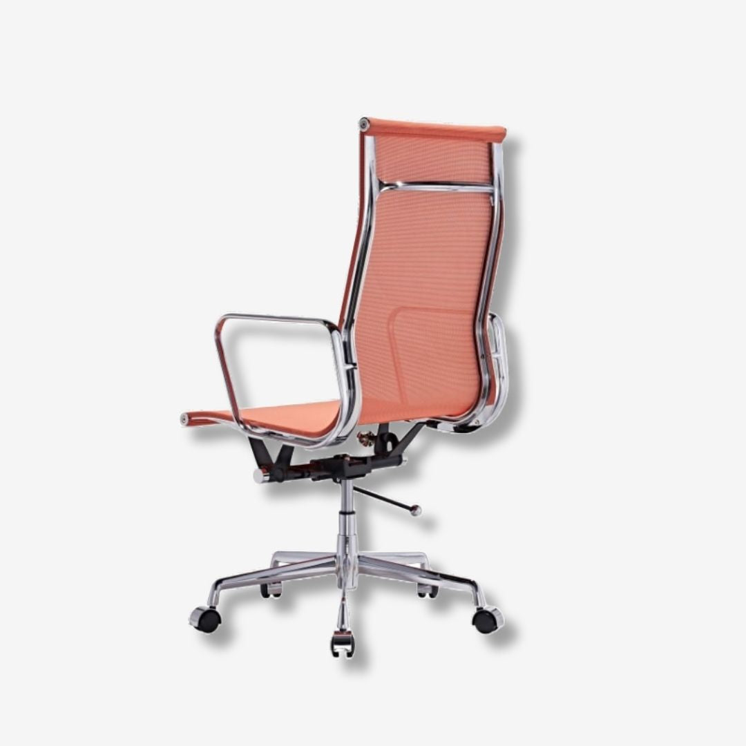 EAMES Style Mesh Office Chair EA 119 - Supportive High Back | Black Edition