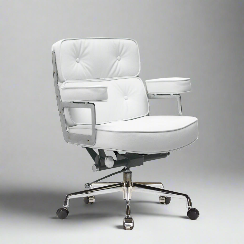 Eames Style Executive Lobby Office Chair - ES104 | Brown Leather