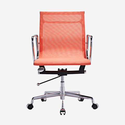 Modern Eames Mesh Office Chair EA 117 - Sleek Low Back Seating | Black