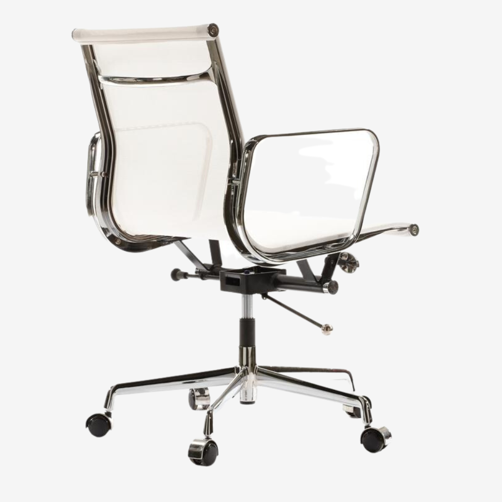 Modern Eames Mesh Office Chair EA 117 - Sleek Low Back Seating | Black