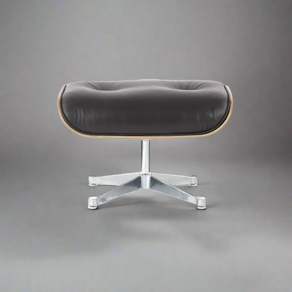 Charles Eames Iconic Lounge Chair & Ottoman - Rose Wood | Tan Brown