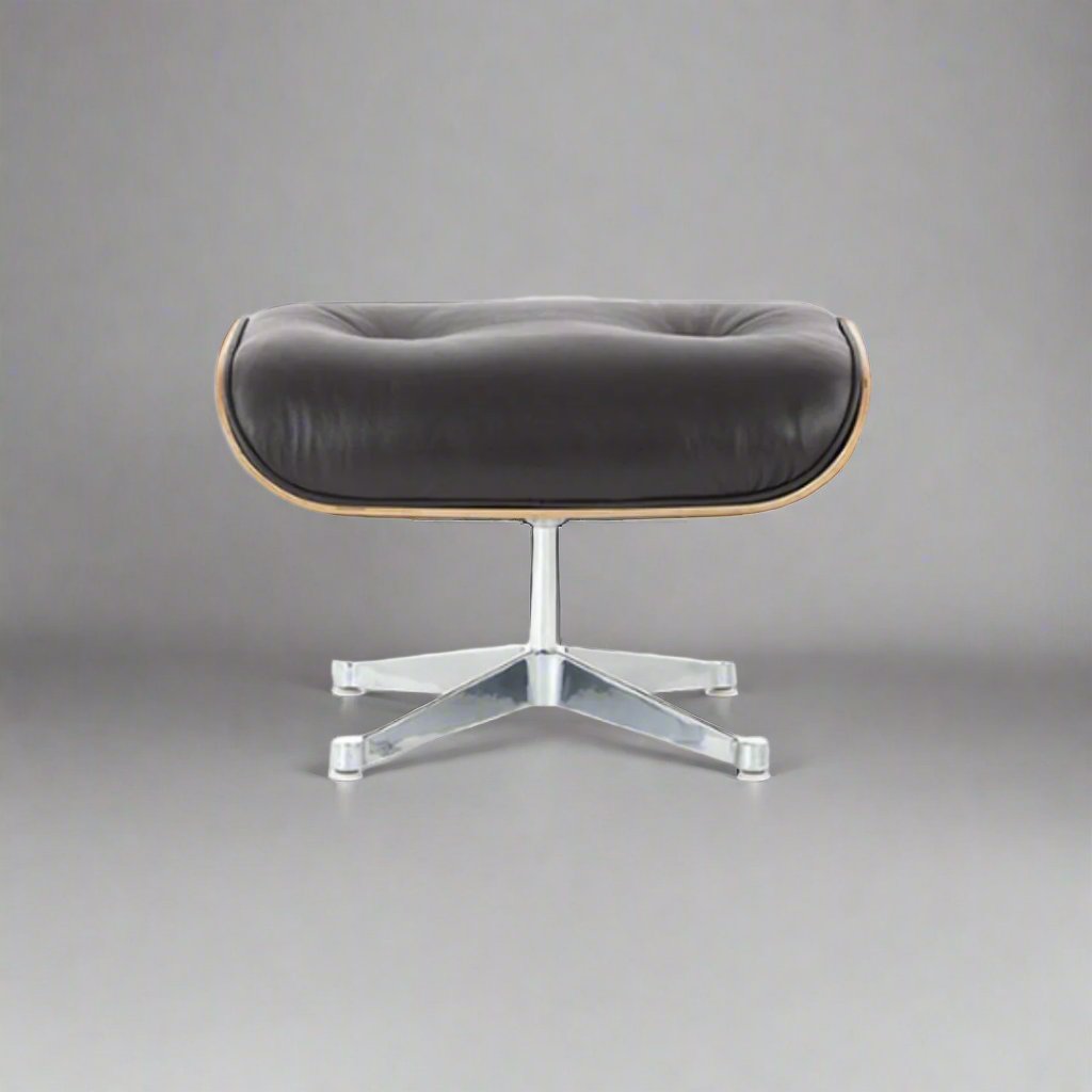 Charles Eames Iconic Lounge Chair & Ottoman - Rose Wood | White