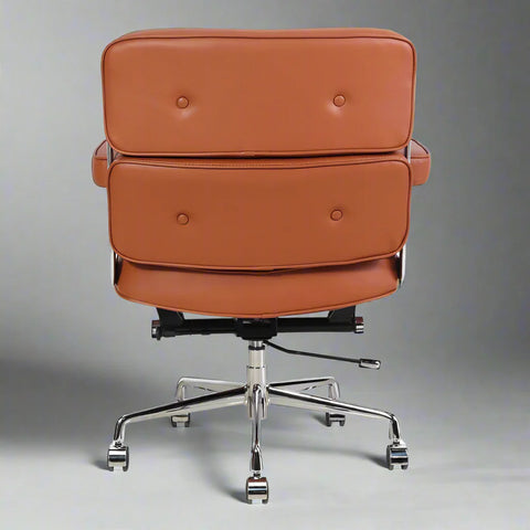 Eames Style Executive Lobby Office Chair - ES104 | Brown Leather