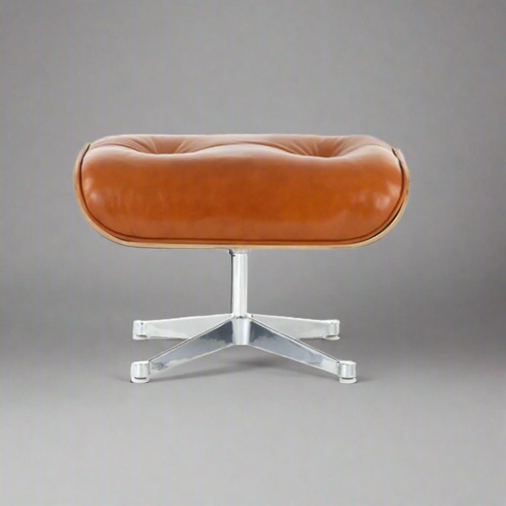 Charles Eames Iconic Lounge Chair & Ottoman - Rose Wood | White