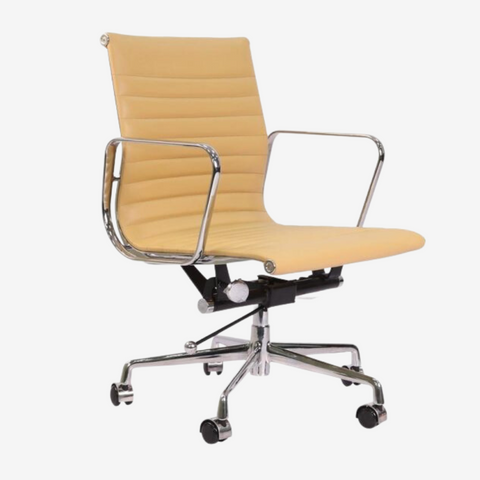 Enchanted Eames Thin Pad Low Back Office Chair - Comfortable Office Chair For Home - Premium Thin Pad Chairs from Interior Furnishes - Just $295! Shop now at Interior Furnishes