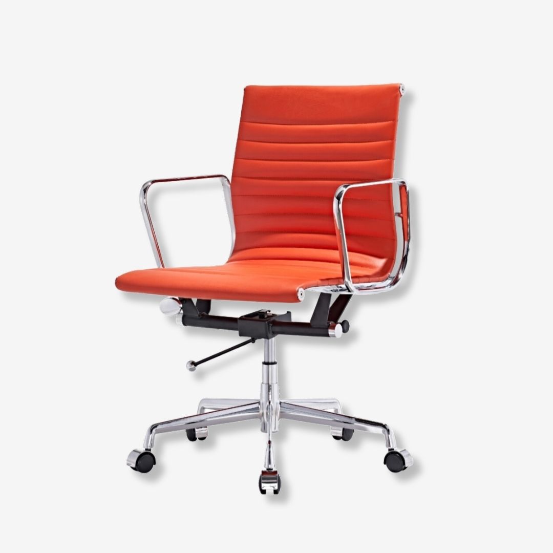 Enchanted Eames Thin Pad Low Back Office Chair - Comfortable Office Chair For Home - Premium Thin Pad Chairs from Interior Furnishes - Just $295! Shop now at Interior Furnishes