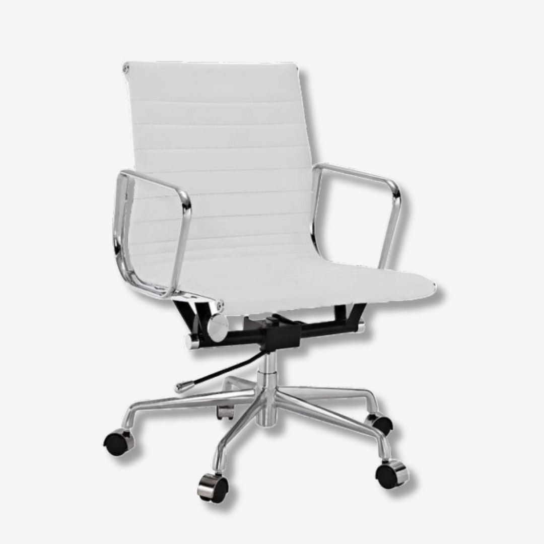 Enchanted Eames Thin Pad Low Back Office Chair - Comfortable Office Chair For Home - Premium Thin Pad Chairs from Interior Furnishes - Just $295! Shop now at Interior Furnishes