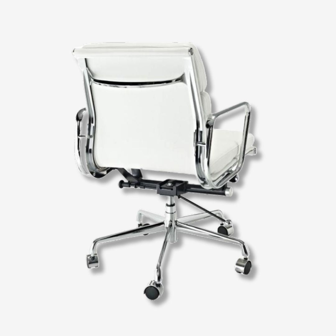 Enchanting Light Grey Eames Soft Pad Office Chair EA 217 - Ergonomic Low Back Seating
