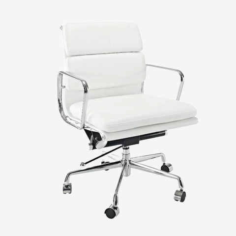 Enchanting Eames Soft Pad Office Chair - Low Back Comfort - Ergonomic Seating for Work - Premium SOFT PAD LOW BACK from Interior Furnishes - Just $345! Shop now at Interior Furnishes