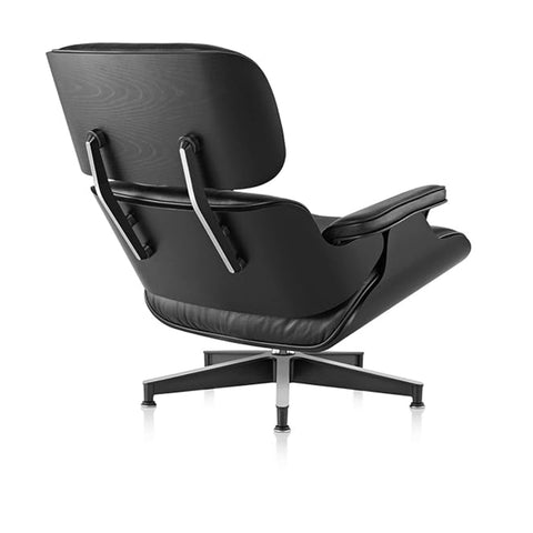 Iconic Design Charles Eames Lounge Chair & Ottoman – Ebony Ash Wood Itealian Leather