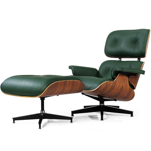 Eames Lounge Chair Replica – Tall Size with Snap-Lock Ottoman