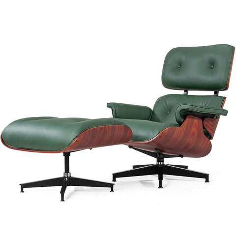 Eames Lounge Chair Replica – Tall Size with Snap-Lock Ottoman